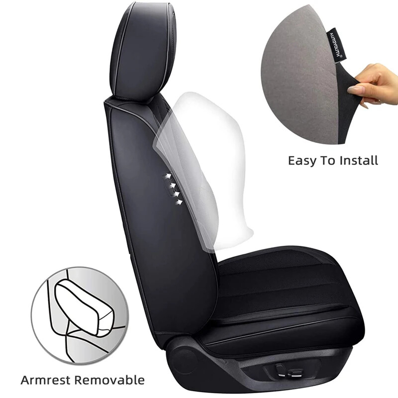 2/5 buc. Huse universale pentru scaune auto Interiorul mașinii potrivite pentru două rânduri de scaune (scaune duble față și spate 3 scaune independente)