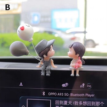 Creative Couple Decoration Car Air Outlet Perfume Clip Aromatherapy Conditioning Accessories Cute Flavoring for