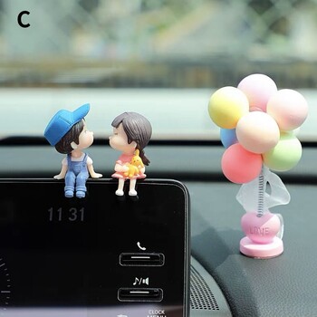 Creative Couple Decoration Car Air Outlet Perfume Clip Aromatherapy Conditioning Accessories Cute Flavoring for