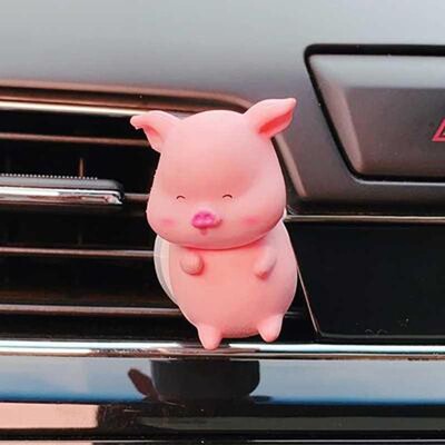 1 set osvježivača zraka za automobil Slatka kopča za aromaterapiju u obliku svinje Lako se instalira Izlazni raspršivač mirisa za darove