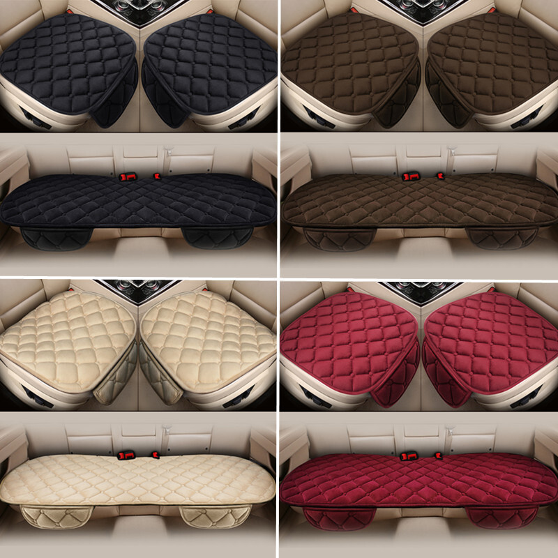 Huse pentru scaune de mașină Protector de perne pentru scaune calde Huse pentru scaune din pluș, toamnă, iarnă, universal pentru covorașe de scaune Sedan Hatchback SUV