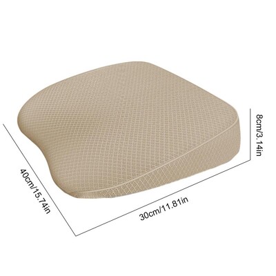 Pernă de înălțime pentru scaune pentru mașină, covoraș de înălțime pentru înălțime, pernă portabilă respirabilă pentru scaunul de mașină, ameliorarea oboselii, potrivită pentru consumabile auto