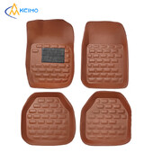 4 buc. Covorașe universale pentru podea auto Covoare pentru picioare Covoare pentru stilul mașinii Set complet anti-alunecare Covoraș pentru podea pentru accesorii auto