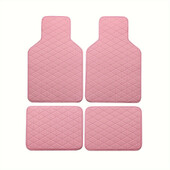 4-dijelna vodootporna PU kožna podna prostirka za automobil - izdržljiva i moderna, zaštita od svih vremenskih uvjeta, jednostavna za čišćenje, poboljšava unutrašnjost