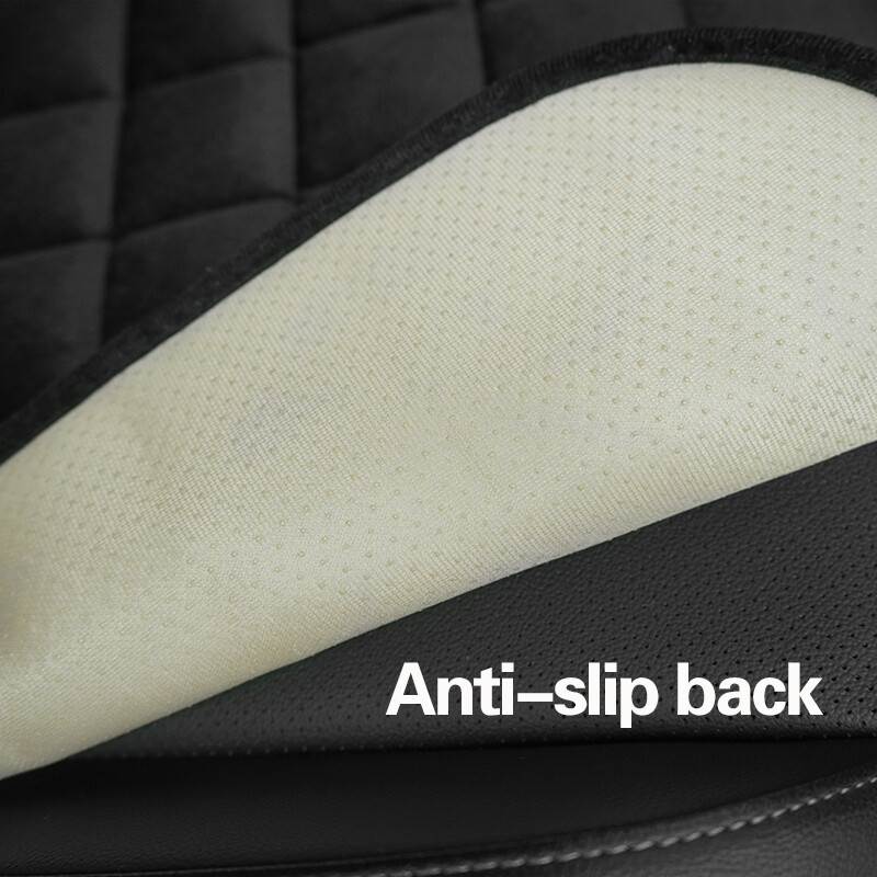 AUTO PLUS, universal, iarnă, caldă, pernă pentru scaun auto, pernă scurtă de pluș, pernă moale pentru scaun, cu buzunar