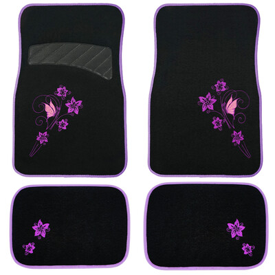 Universal Fit 4 buc. Covoraș de podea pentru mașină, tampoane impermeabile pentru picioare de protecție pentru scurgeri, câini, animale de companie, covorașe anti-alunecare față și spate