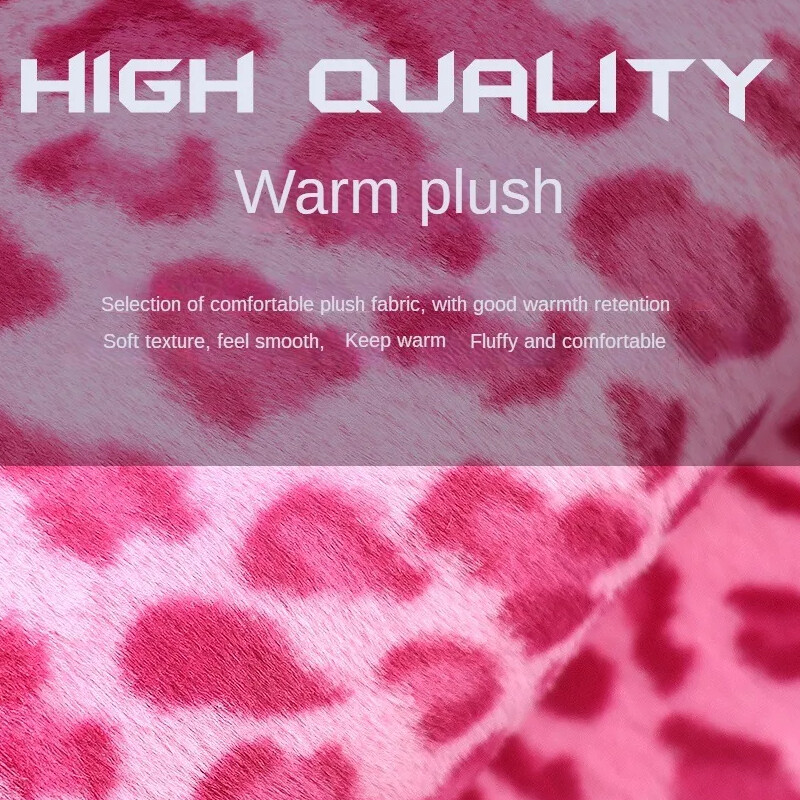 Leopard plīša ziemas auto sēdekļa spilvens viena sēdekļa auto salona apdare Piemērots vieglo kravas automašīnu SUV