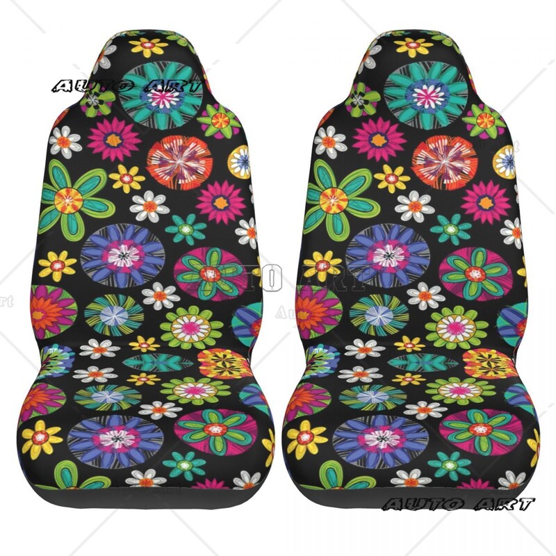 Mexic Husă scaun auto Imprimare personalizată Accesorii universale pentru protecție față Set de perne