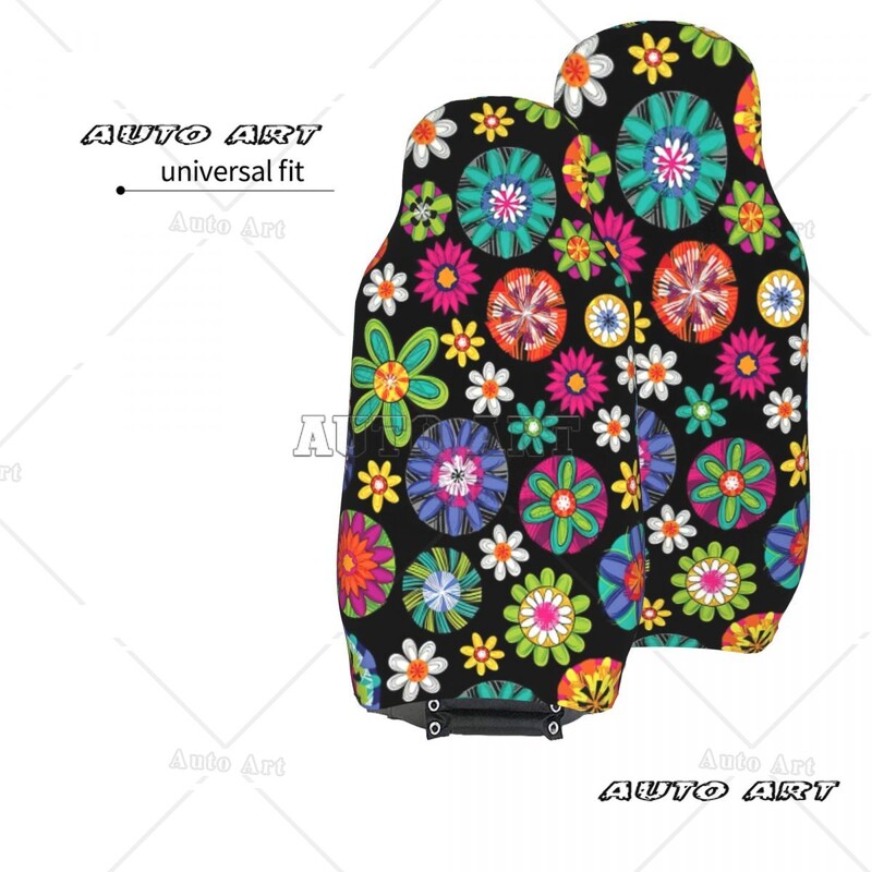 Mexic Husă scaun auto Imprimare personalizată Accesorii universale pentru protecție față Set de perne