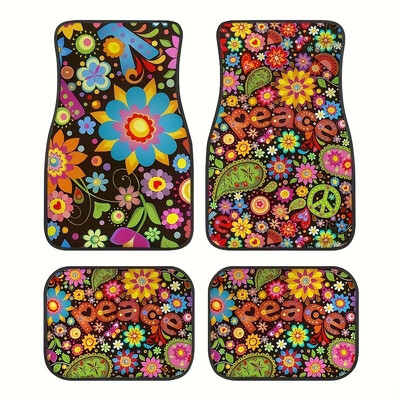 4 TK Bohemia auto põrandamatid Auto põrandakaitsmed vaibad Universaalsed auto jalapadjakomplektid Autotarvikud Autokaunistus