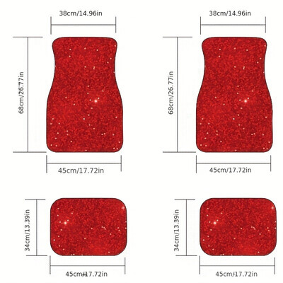 4 TK Bohemia auto põrandamatid Auto põrandakaitsmed vaibad Universaalsed auto jalapadjakomplektid Autotarvikud Autokaunistus