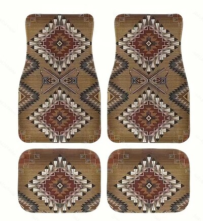 4 TK Bohemia auto põrandamatid Auto põrandakaitsmed vaibad Universaalsed auto jalapadjakomplektid Autotarvikud Autokaunistus
