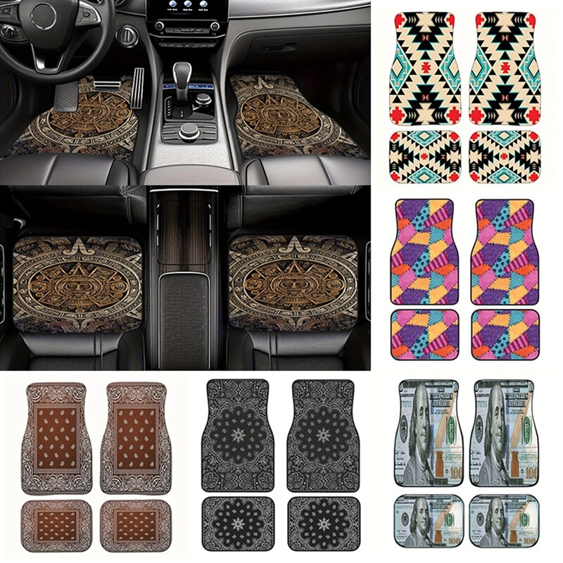4 TK Bohemia auto põrandamatid Auto põrandakaitsmed vaibad Universaalsed auto jalapadjakomplektid Autotarvikud Autokaunistus