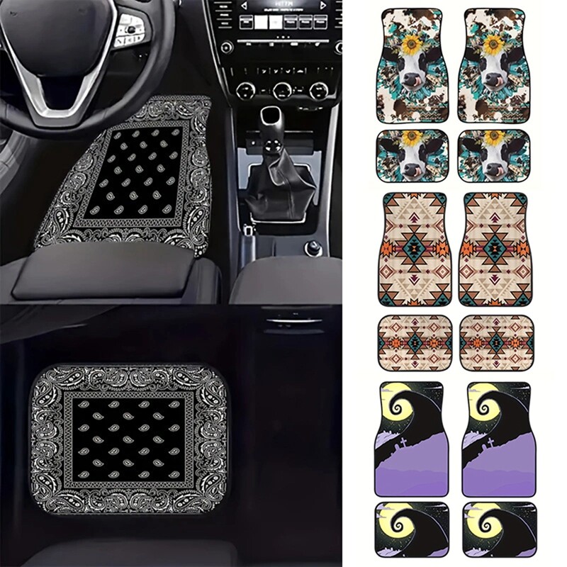 4 TK Bohemia auto põrandamatid Auto põrandakaitsmed vaibad Universaalsed auto jalapadjakomplektid Autotarvikud Autokaunistus