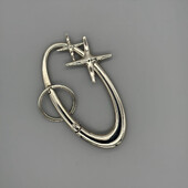 Y2K Punk Star Oval Essential Icon Carabiner Keychain Ax Shaped Mountaining Car Keyoring Gothic Backpack Decor Korean Fashion