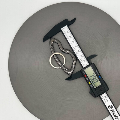 Y2K Punk Star Oval Essential Icon Carabiner Keychain Ax Shaped Mountaining Car Keyoring Gothic Backpack Decor Korean Fashion