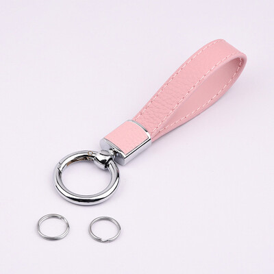 Sieviešu luksusa metāla ādas atslēgu piekariņu turētājs Vīriešu sīkrīki Pāris Auto atslēgu piekariņu piederumi Augstas kvalitātes automašīnas atslēgu turētājs