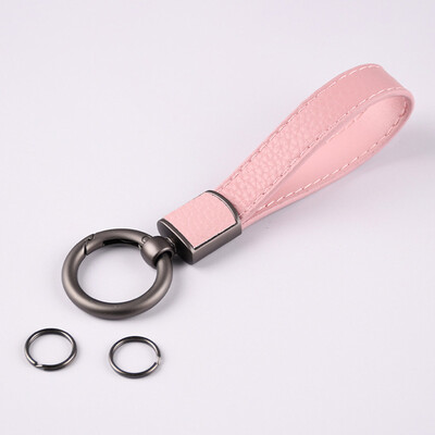 Sieviešu luksusa metāla ādas atslēgu piekariņu turētājs Vīriešu sīkrīki Pāris Auto atslēgu piekariņu piederumi Augstas kvalitātes automašīnas atslēgu turētājs