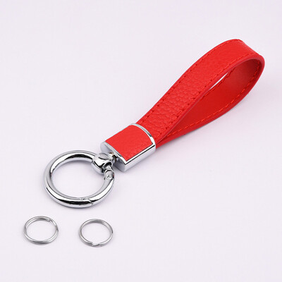 Sieviešu luksusa metāla ādas atslēgu piekariņu turētājs Vīriešu sīkrīki Pāris Auto atslēgu piekariņu piederumi Augstas kvalitātes automašīnas atslēgu turētājs