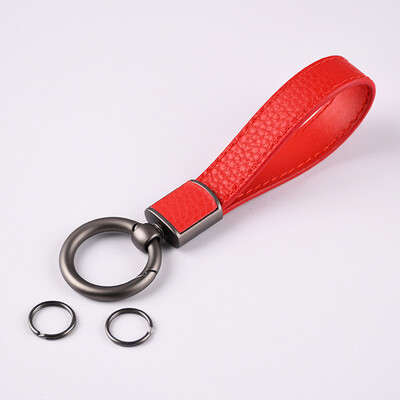 Sieviešu luksusa metāla ādas atslēgu piekariņu turētājs Vīriešu sīkrīki Pāris Auto atslēgu piekariņu piederumi Augstas kvalitātes automašīnas atslēgu turētājs