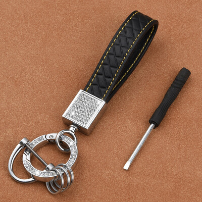 Breloc de mașină de lux Bling Breloc de cristal Breloc din piele de cristal Fashion pendant breloc breloc cu telecomandă cataramă breloc