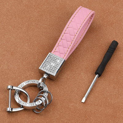 Breloc de mașină de lux Bling Breloc de cristal Breloc din piele de cristal Fashion pendant breloc breloc cu telecomandă cataramă breloc