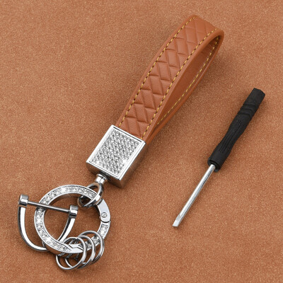 Breloc de mașină de lux Bling Breloc de cristal Breloc din piele de cristal Fashion pendant breloc breloc cu telecomandă cataramă breloc