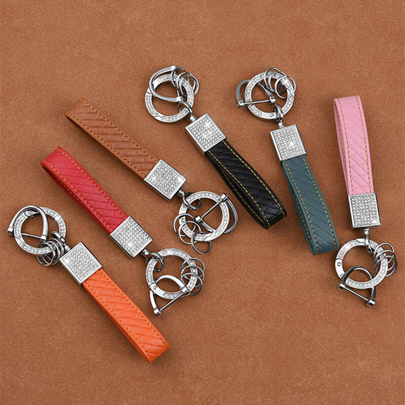 Breloc de mașină de lux Bling Breloc de cristal Breloc din piele de cristal Fashion pendant breloc breloc cu telecomandă cataramă breloc