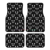 Capete de pisică colorate Covorașe de mașină din catifea de cristal Set de patru covorașe de mașină anti-fouling Covor Covoare de podea de mașină anti-alunecare 4 buc.