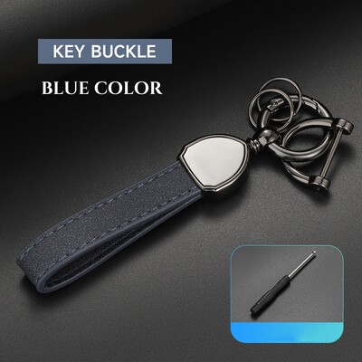 JAUNS Luksusa auto atslēgu piekariņš 5 krāsu ādas atslēgu piekariņš Tīras krāsas sprādzes Automašīnas atslēgu piekariņš Automašīnu aksesuāri Dāvanu aksesuāri