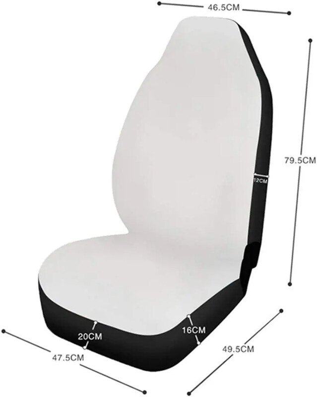 Semtomn Set od 2 presvlake za autosjedalice Zeleno ljeto Šarene tropske biljke i cvijeće hibiskusa Univerzalna zaštita za prednja sjedala automobila