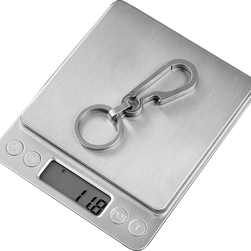 Breloc pentru deschizător de sticle din titan pentru bărbați, lanțuri de chei pentru carabinier, instrument de exterior EDC, cataramă cu tiraniu, breloc pentru chei de mașină, cadou atârnat în talie