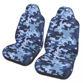 Huse universale pentru scaun auto cu model camuflaj albastru marine patru anotimpuri pentru huse pentru scaune SUV Pescuit din material textil