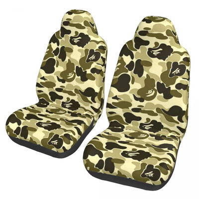 Huse universale pentru scaun auto cu model camuflaj albastru marine patru anotimpuri pentru huse pentru scaune SUV Pescuit din material textil