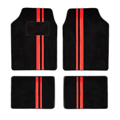 4 komada univerzalnih podnih tepiha za automobile, zaštitnika za jastučiće za noge, vodootporne prostirke, tepih za automobile, pribor za unutrašnjost automobila