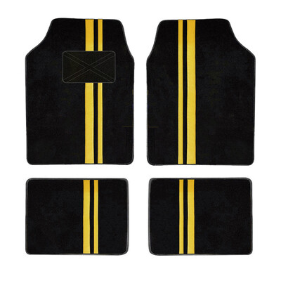 4 komada univerzalnih podnih tepiha za automobile, zaštitnika za jastučiće za noge, vodootporne prostirke, tepih za automobile, pribor za unutrašnjost automobila