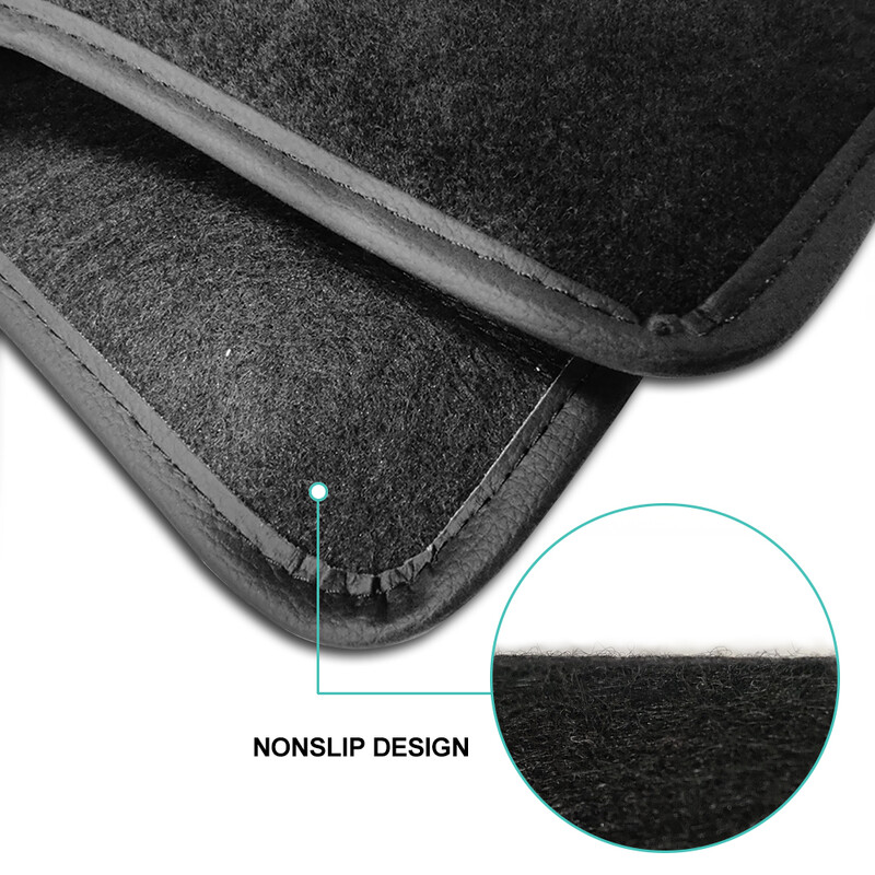 4 komada univerzalnih podnih tepiha za automobile, zaštitnika za jastučiće za noge, vodootporne prostirke, tepih za automobile, pribor za unutrašnjost automobila