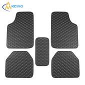 5 bucăți covorașe de podea de mașină din piele PU tampoane de protecție pentru picior auto impermeabile pernă universală pentru covor auto pentru toate anotimpurile