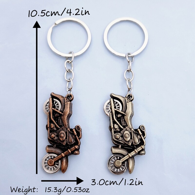 Jaunas modes radošās tendences motociklu atslēgu piekariņš vīriešiem sieviešu metāla jostas atslēgu piekariņš Labākā dāvana atslēgu piekariņš Auto atslēgu piekariņš rotaslietas dāvanas