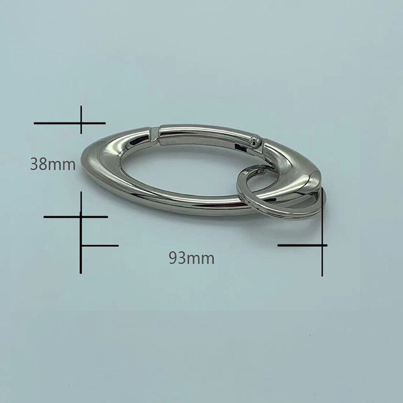 Breloc cu carabinier din metal răsucit, multifuncțional, pentru alpinism, inel pentru chei pentru mașină, rucsac gotic, decorare agățată în talie, bricolaj Y2K