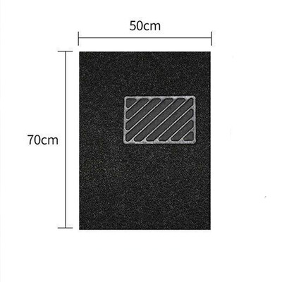 Covoraș pentru mașină, covoraș universal pentru picior din mătase, ușor de curățat, covoraș pentru mașină, covoraș pentru mașină, poate fi tăiat