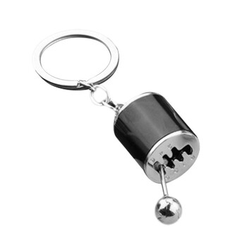 Auto Part Six Speed Manual Keychain 3D Shifter Car Change Shift Variator Μεταλλικό κιβώτιο ταχυτήτων Μπρελόκ Μπρελόκ