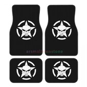 Military Tactical Star 4PCS Crystal Velvet sieviešu automašīnu grīdas paklājs, pretapaugļošanās automašīnas grīdas paklājs automašīnu salona piederumi
