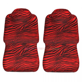 Zebra Stripe 2PCS Κάλυμμα καθίσματος αυτοκινήτου Κάλυμμα καθίσματος κατά των ρύπων και βολικό προστατευτικό κάλυμμα μοναδικού στυλ