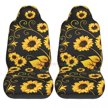 Sunflower 2PCS Κάλυμμα καθίσματος αυτοκινήτου Κάλυμμα καθίσματος κατά των ρύπων και βολικό προστατευτικό κάλυμμα μοναδικού στυλ