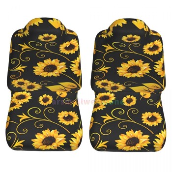 Sunflower 2PCS Κάλυμμα καθίσματος αυτοκινήτου Κάλυμμα καθίσματος κατά των ρύπων και βολικό προστατευτικό κάλυμμα μοναδικού στυλ