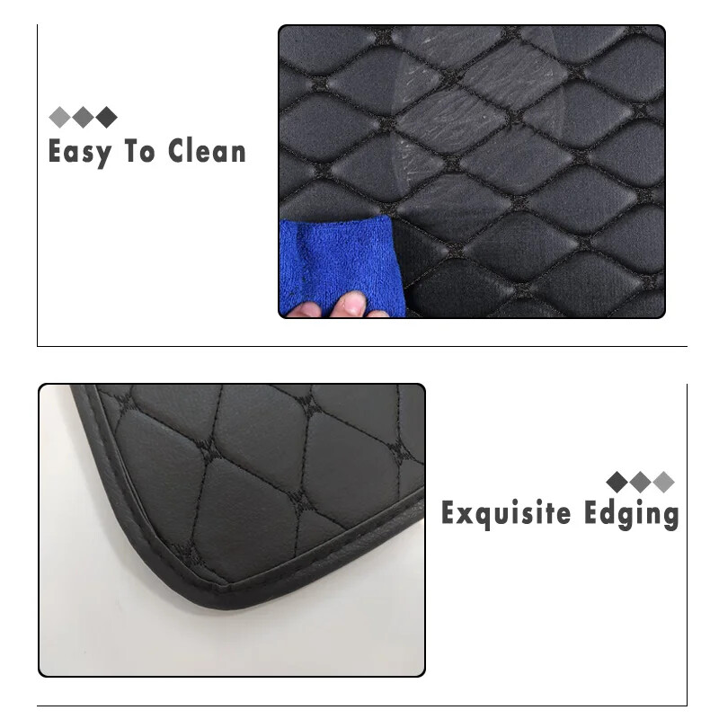 Universalūs automobilių grindų kilimėliai Dirbtinė oda, tinka 98% Automobilių dalys Modeliai Salono priedai Pėdų pagalvėlės Kilimėliai Individualiai Atsparus Vandeniui