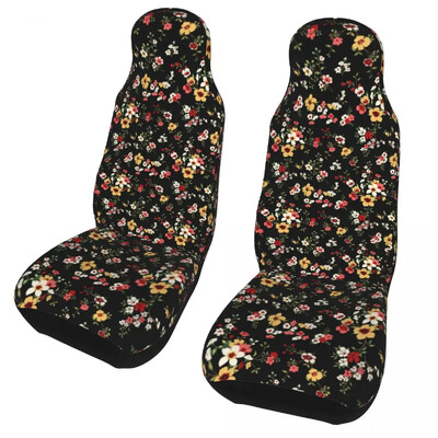 Cute Flower Universal Husa Scaun Auto Protector Accesorii Interioare potrivite pentru toate tipurile de modele Perna scaun auto Fibra de vanatoare