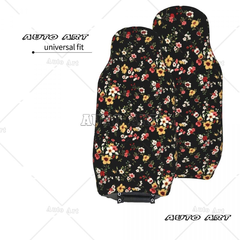Cute Flower Universal Husa Scaun Auto Protector Accesorii Interioare potrivite pentru toate tipurile de modele Perna scaun auto Fibra de vanatoare