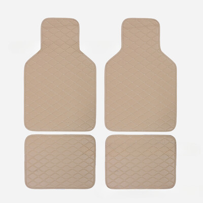 Set covorașe universale pentru podea auto din piele, impermeabilă, pentru protecția piciorului auto, pentru interiorul automobilului, accesorii pentru covoare interior